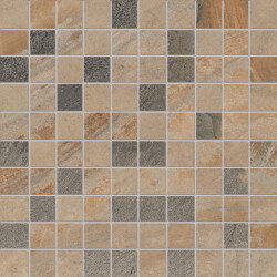 Cornerstone 1"x1" Mosaic 12" x 12" - Slate Multicolor