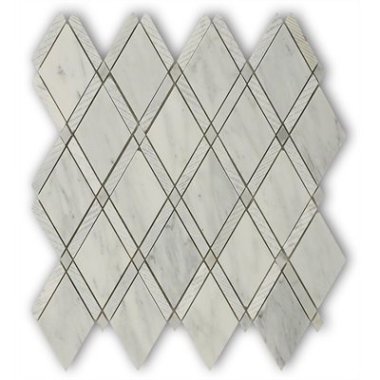 Majestic Tile 11" x 12" - White Carrara
