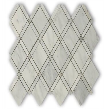 Majestic Tile 11" x 12" - White Carrara