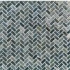 Agate Amalfi Pearl 1/2 X 1 Herringbone Mosaic 12" x 12" - Amalfi