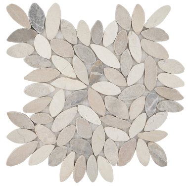 Pebblestone Flower Tile 11.81" x 11.81" - Lombok