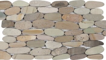 Pebble Stacked Sliced Polished Interlocking 6