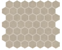 Moroccan Concrete Hex 1-1/2" x 1-1/2" Mosaic Tile 12" x 10" - Taupe MC51