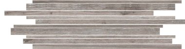 Details Wood Linear Mosaic Tile 6" x 16" - Taupe