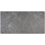 Crosby Chauny Marble Tile 12" x 24" - Dark Gray