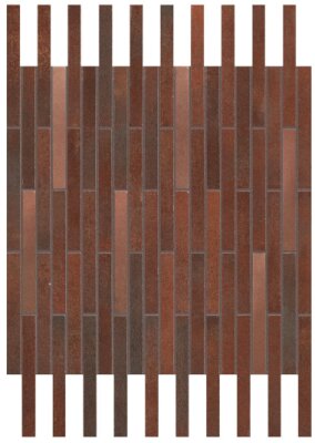 Blaze Mosaic Twin Tile 14" x 12" - Cut