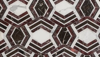 Encore Bordeaux Decor Tile 11