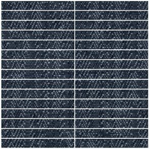 Digitalart Tile Linear Mosaic 11.8" x 11.8" - Denim