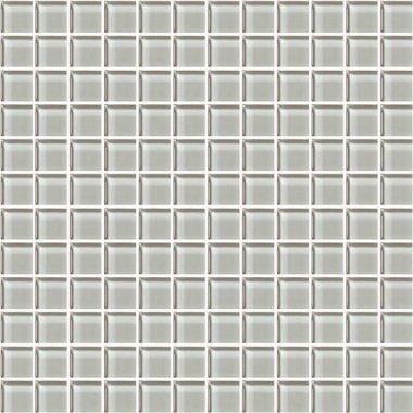 Color Appeal Tile Mosaic 1" x 1" - Silver Cloud