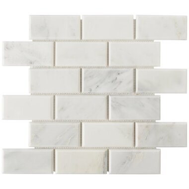 Asian Statuary Beveled Tile 11.75" x 11.75" - Statuary Polished