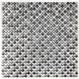 Element Mosaic 12" x 12" - Pixel Black