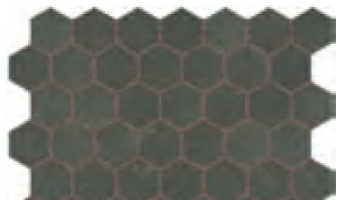 Moroccan Concrete Hex 1-1/2