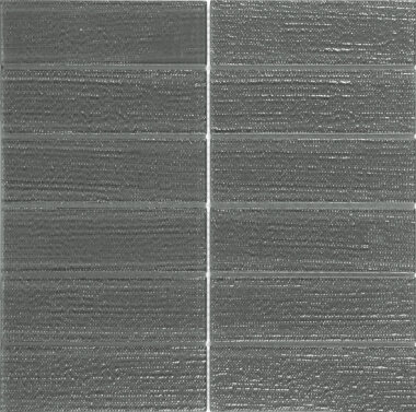 Linen Glass Mosaic Tile 12" x 12" - Charcoal