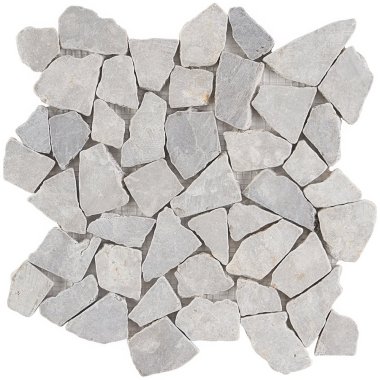 Pebblestone Tumbled Tile 11.81" x 11.81" - Prambanan Grey