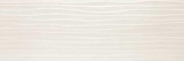 Materika Tile Wave 16" x 48" - Off White