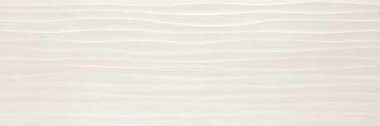 Materika Tile Wave 16" x 48" - Off White