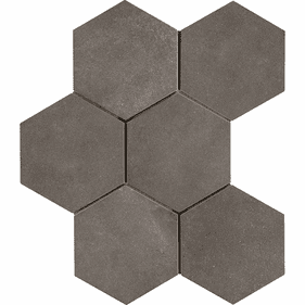 Rewind Hexagon 8" x 8" - Peltro