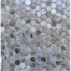 Agate Bari Pearl 1 X 1 Hexagon Mosaic 12" x 12" - Bari