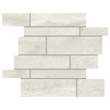 Navona Muretto Tile 12" x 12" - Bianco
