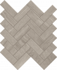 Stoneways Herringbone Mosaic Tile 12" x 14.5" - Velvet