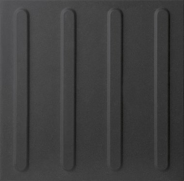 Tactile Bar Tile 12" x 12" - Vogue Black