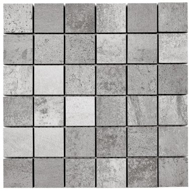 Revive Mosaic Tile 11.81" x 11.81" - Metal Silver