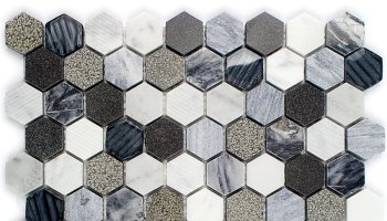 Surface Tech Hexagon Tile 11.25