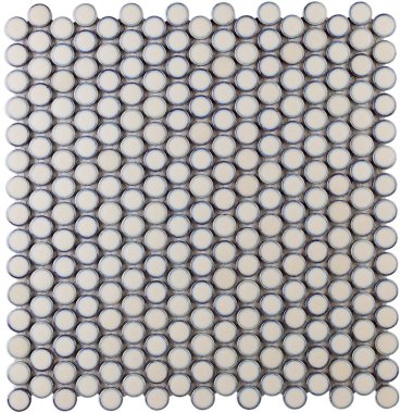 Simple 2.0 Penny Rounds Tile 11.49" x 12.32" - Custard