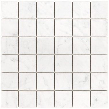 Marmi D'ltalia Mosaic Tile 12" x 12" - Bianco Gioia