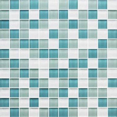 Color Appeal Tile Mosaic Blend 1" x 1" - Sea Pearl