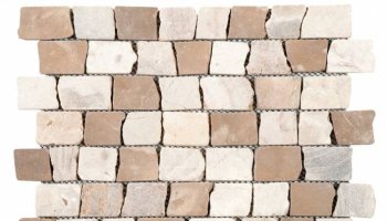 Marble Stone Tile Cubic Brick Interlocking 11.6