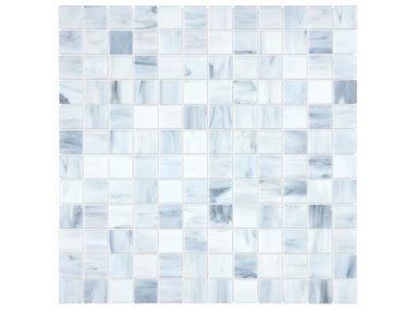 Baroque 1" x 1" Mosaic Tile 12" x 12" - Carrara