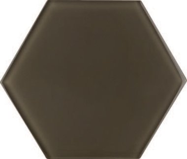 Vetro Hexagon 6" x 6" - Midnight Grey