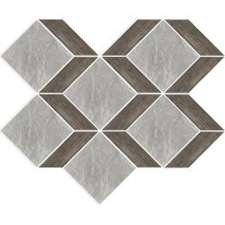 Carrara Select Tizano Mosaic Tile Matte 10" x 12" - Carrara Blue