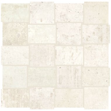 Union Basketweave Mosaic Tile 2" x 3" - White