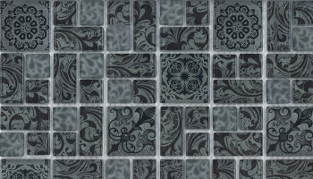 Floral Mosaic Blend Tile 12