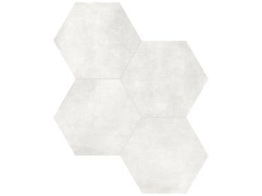 Form Hexagon Tile 7" x 8" - Ivory