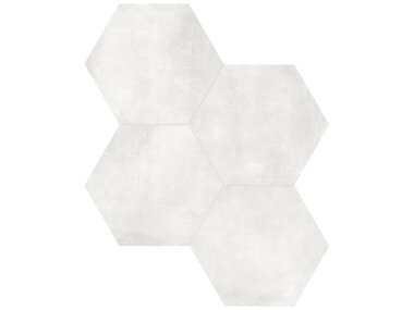 Form Hexagon Tile 7" x 8" - Ivory