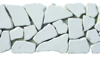 Reconstituted Stone Tile Mosaic Interlocking Border 4