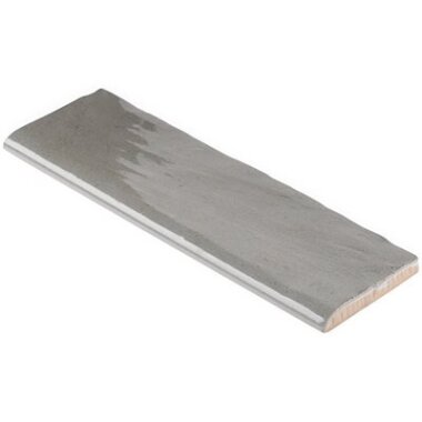 Serena Bullnose Tile 3" x 8" - Grey