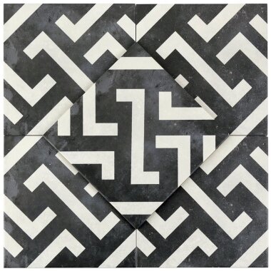 Hermosa Decor Tile 9" x 9" - Mori