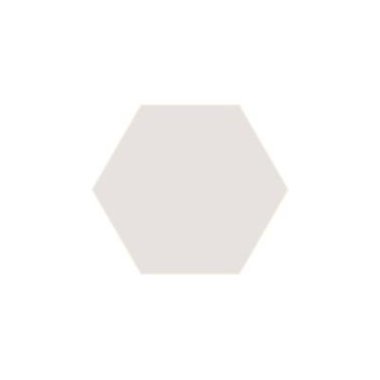 Crystal Tech Hexagon Tile 9" x 10" - White