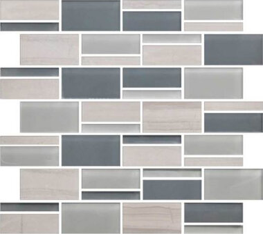 Color Appeal Tile Mosaic Blend 3in - Sea Cliff