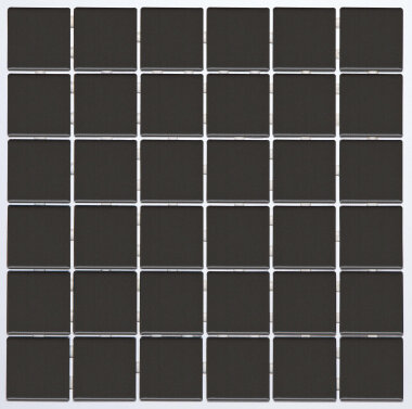 Colorado Mosaic Tile 12" x 12" - Dark Grey Matte