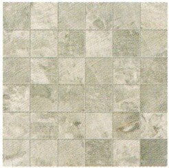 Fossil Tile Mosaic 2" x 2" - Light Grey