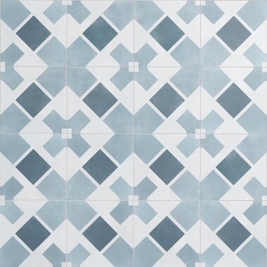 Dhar Decor Tile 9" x 9" - White Cross