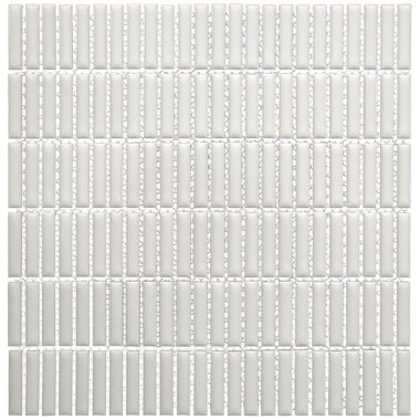 Selma Mosaic Tile 11.8" x 11.8" - Gloss White