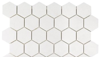 White Thassos Hexagon Tile 11.75