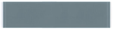 Cristallo Tile 2" x 12" - Teal Blue Glossy