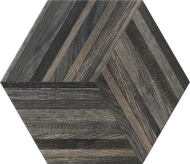 Wooddesign Tile Hexagon 16" x 19" - Smoke